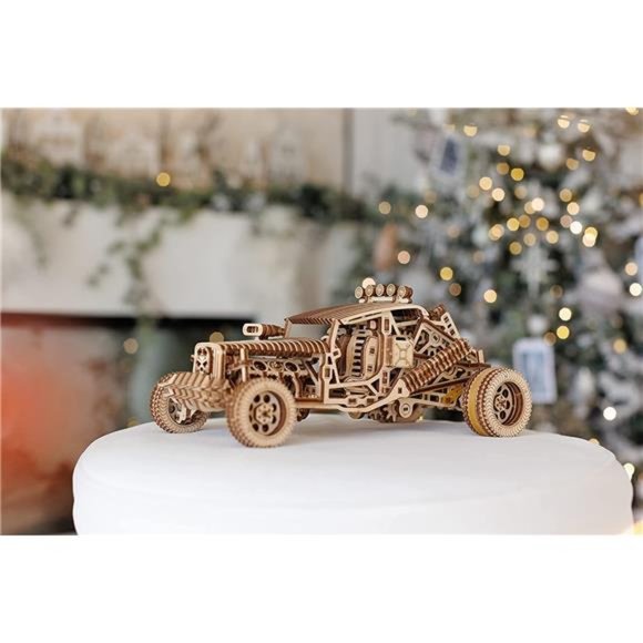 Wood Trick Mad Buggy Car 3D Wooden Puzzle for Adults - Rides up to 25 feet - Picture 5 of 6